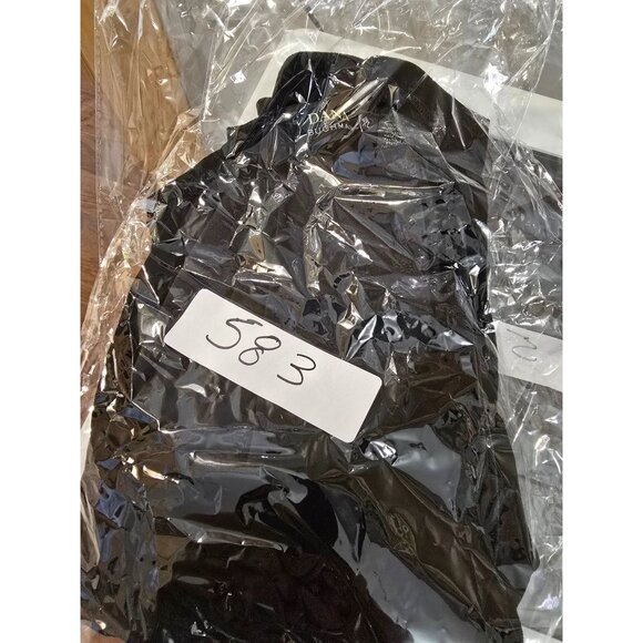 Dana Buchman Black Velvet Short-Sleeve Womens Top XL Polyester/Spandex - Picture 5 of 5